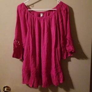Fuschia blouse